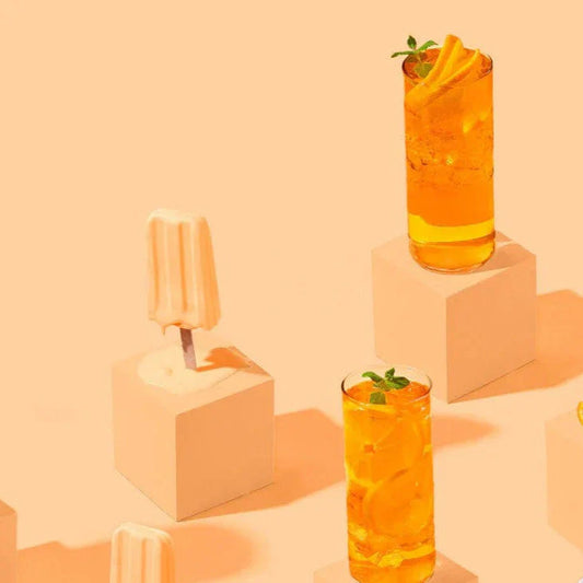 No-Sugar Orange Creamsicle Popsicles